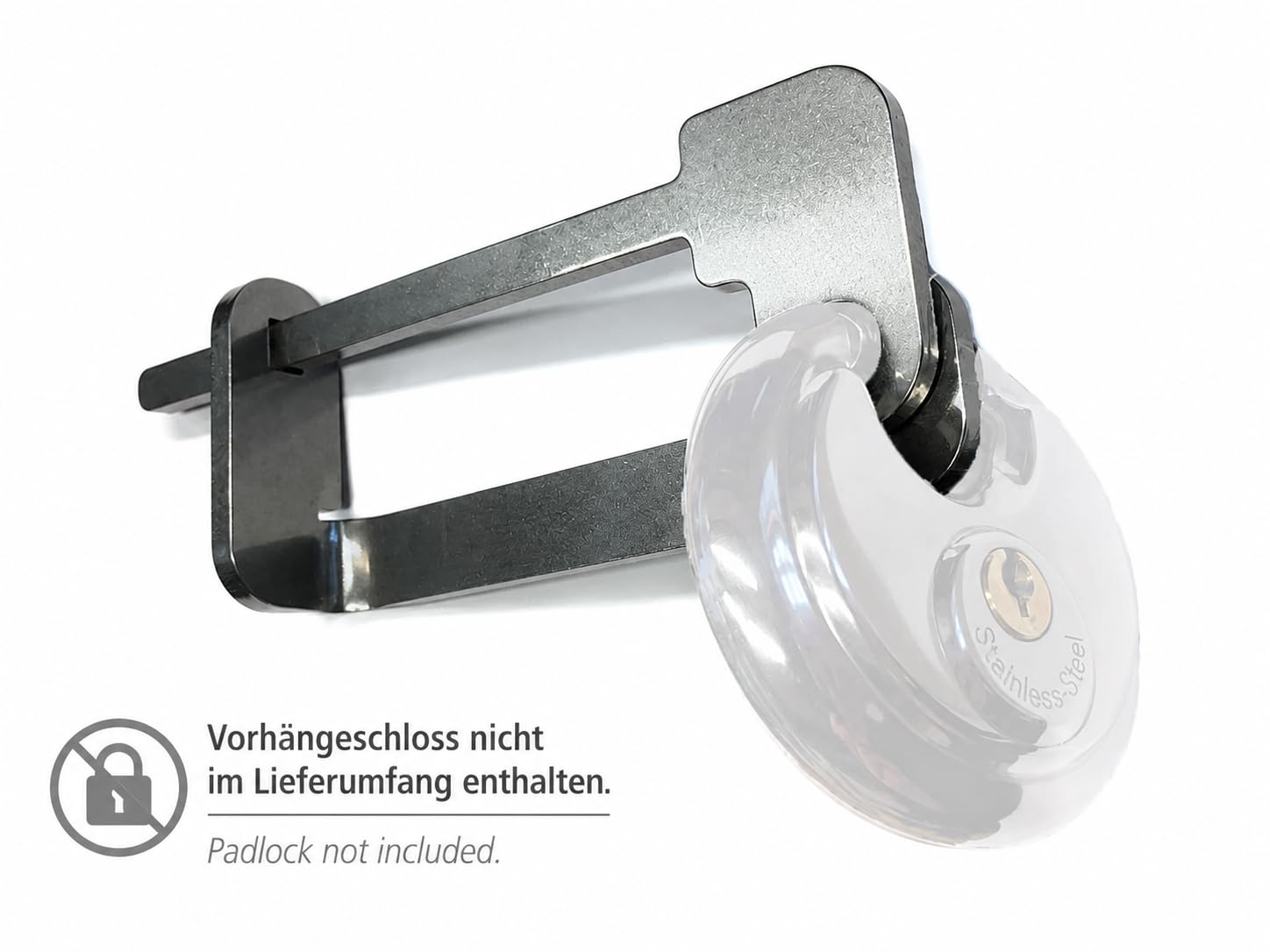 WP-S Antivol de remorque Compact et Universel en Acier Inoxydable Dispositif antivol pour attelage de remorque Remorques pour Voitures Remorques pour caravanes