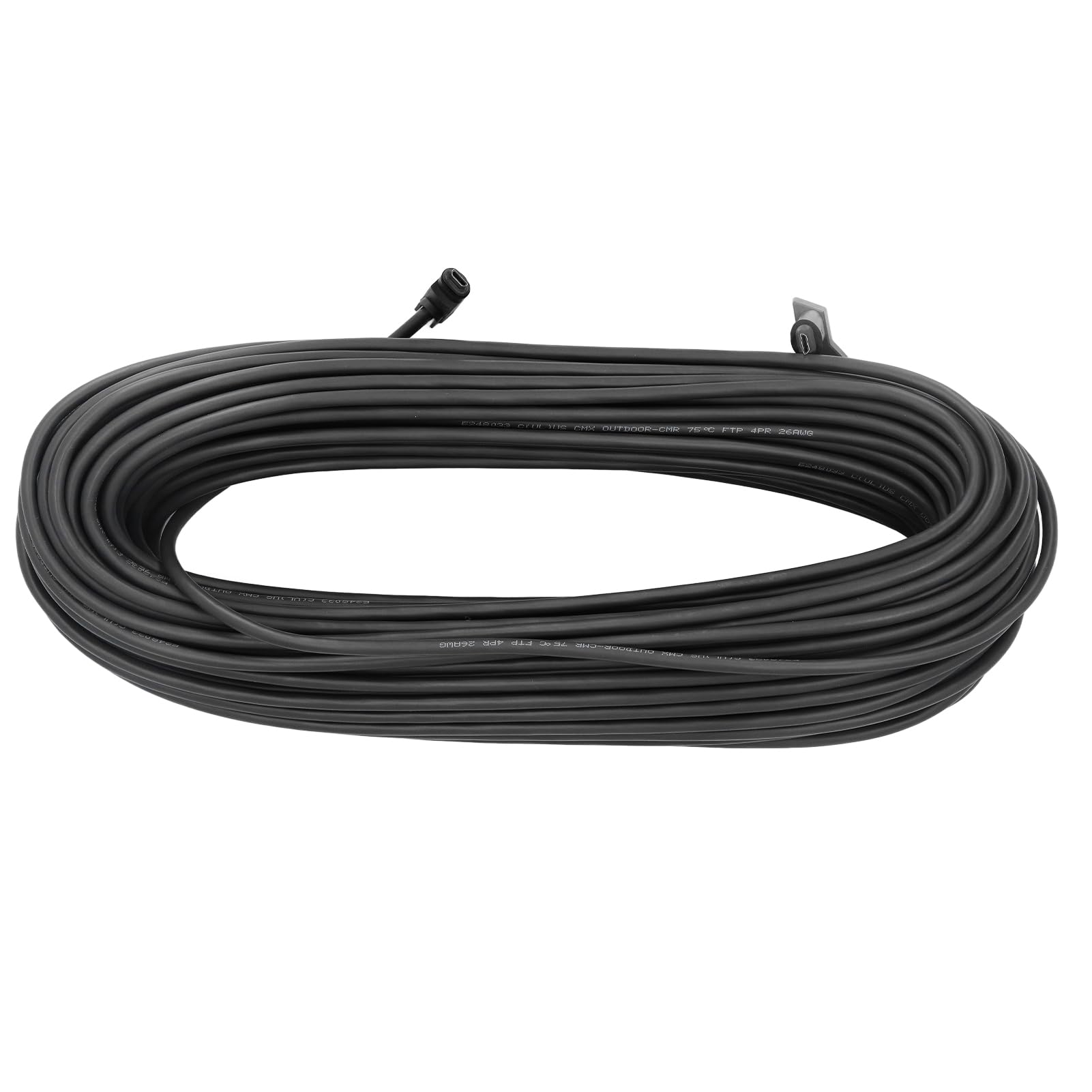 Garosa Cavo Sostitutivo 150 Piedi Connessione Stabile, Compatibile con Vari Router, Costruzione Durevole, Installazione Semplice, Grigio Impermeabile, Gomma, Rame Rosso