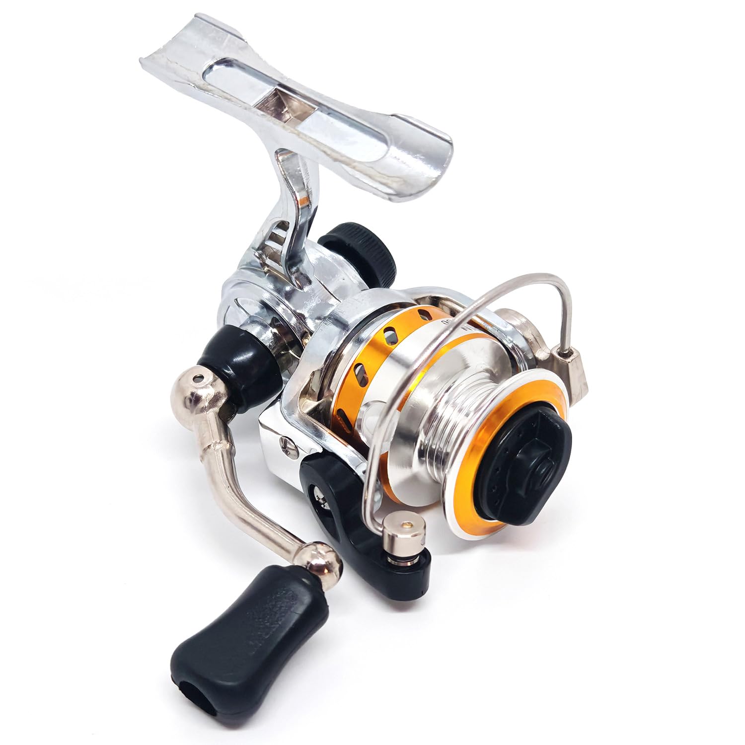Amazon | マイクロコンパクトスピニングリール、ミニ100メタルスモール