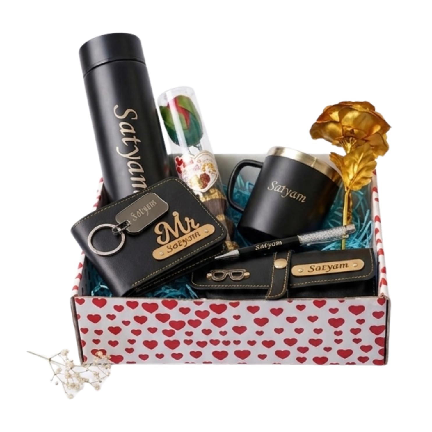 the bae gift Personalized Leather Men's Customised Gifts Hamper Men Giftset for Diwali Christmas Secret Santa New Year Gift Men Father Brother Husband Friend Family Office Colleagues-picture-33