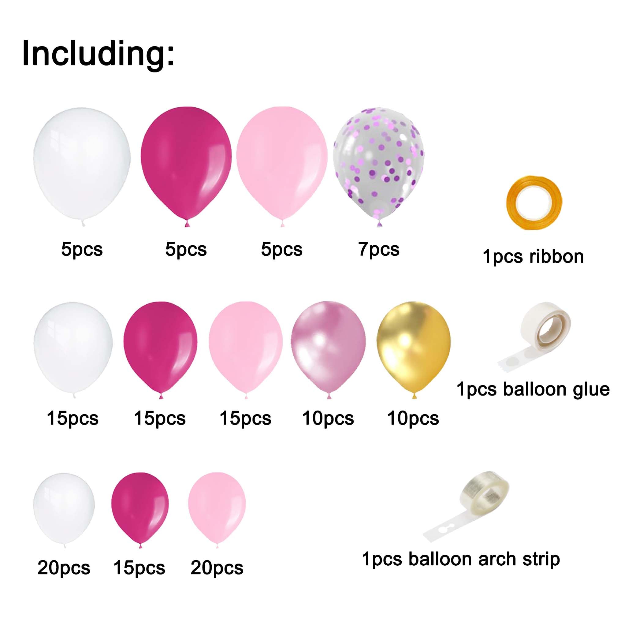 Cat Balloon Garland Kit Hello Cat Party Decorations for Festival Party Supplies, Pink, Large - Image 2