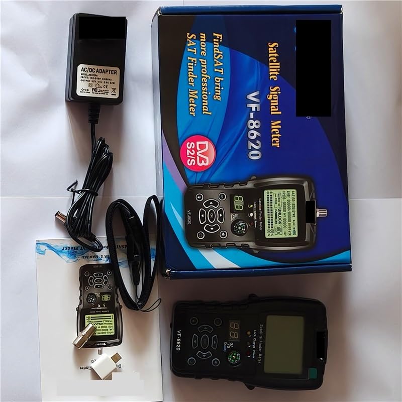 Misuratore di portata satellitare digitale HD VF-8620 for la ricerca TV DVB-S/DVB-S2/MPEG2 for sintonizzatore ricevitore Localizzatore di segnali