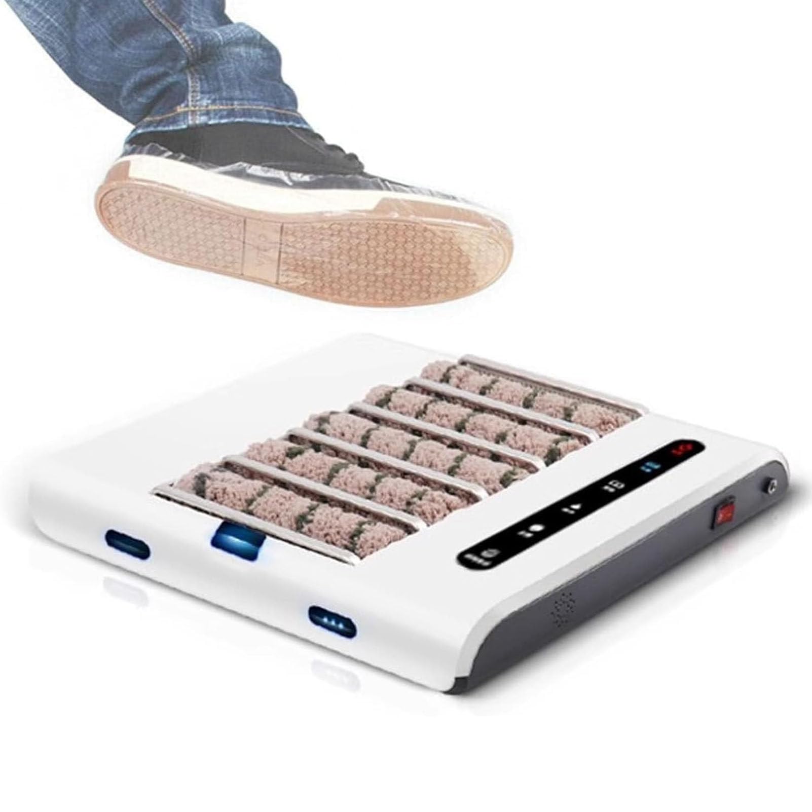 Máquina para Limpiar Suelas de Zapatos, Totalmente automática, 500 RPM, sin Agua, succión de 1000 PA, Limpieza rápida en 5 s, para el hogar y la Oficina.