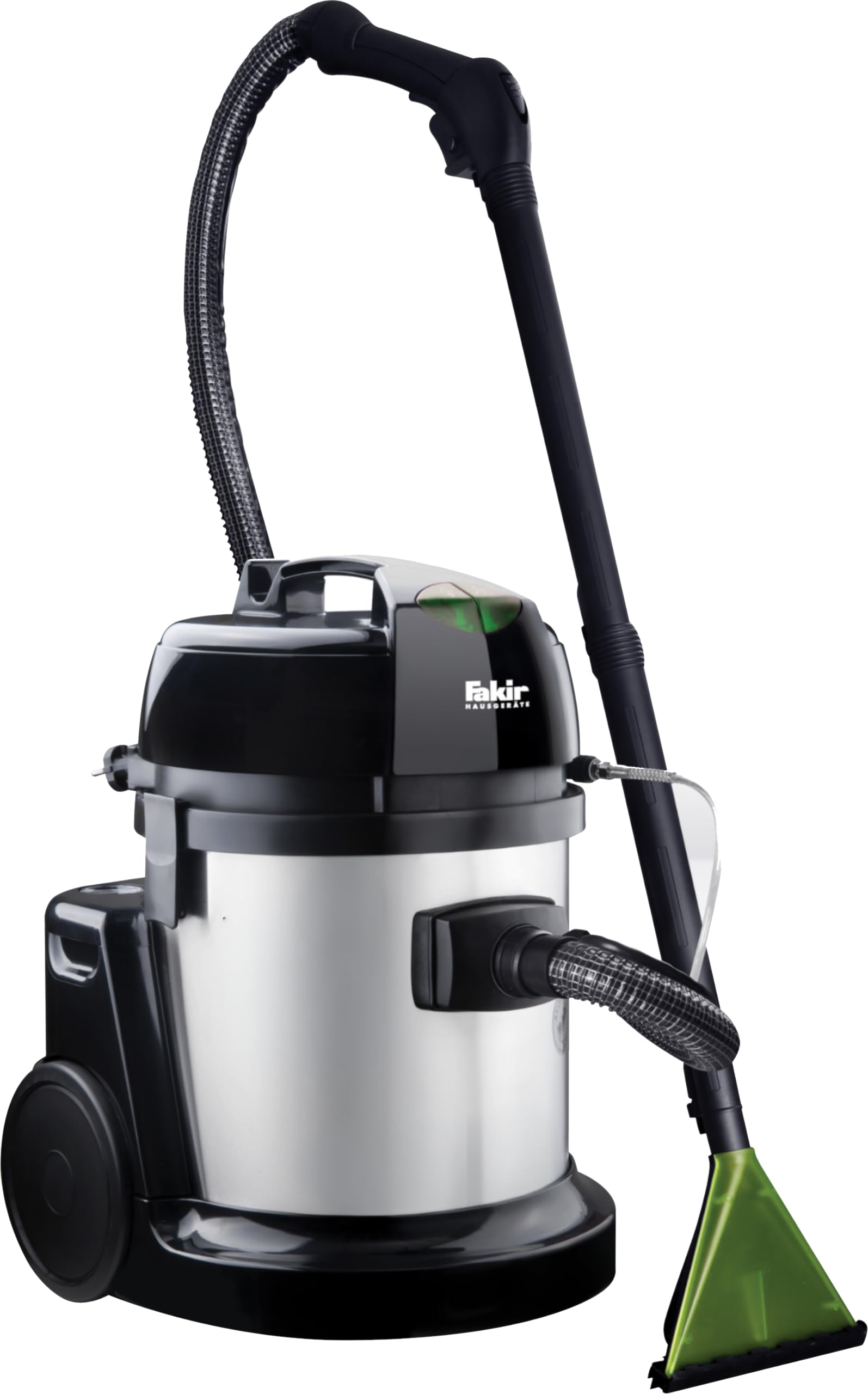 Fakir Premium SR 9800 S Nass- & Trockensauger 1600W, 3in1 Staubsauger, Nasssauger & Waschsauger, vielseitig einsetzbar für Böden, Polster & Teppiche, Sprühextraktionsgerät, inkl. Möbel- & Fugendüsen
