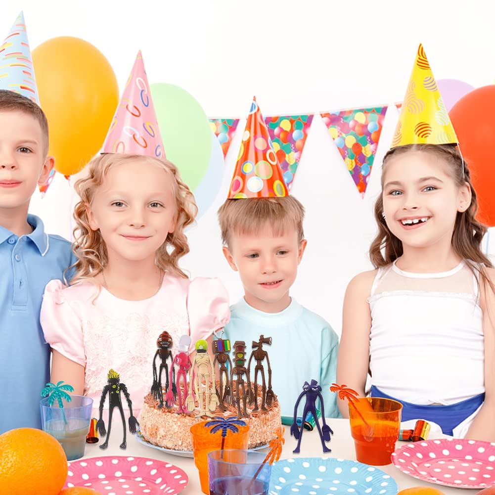 squishy 8Pcs Horror Figures Set, Action Figures with Display Base, Cake Decoration and Collectible Display, Perfect for Halloween and Themed Parties — Amazon image 7