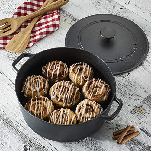 Image of Cuisinart Cast Iron Classic Pre-Seasoned Cookware , 7 Quart, Black