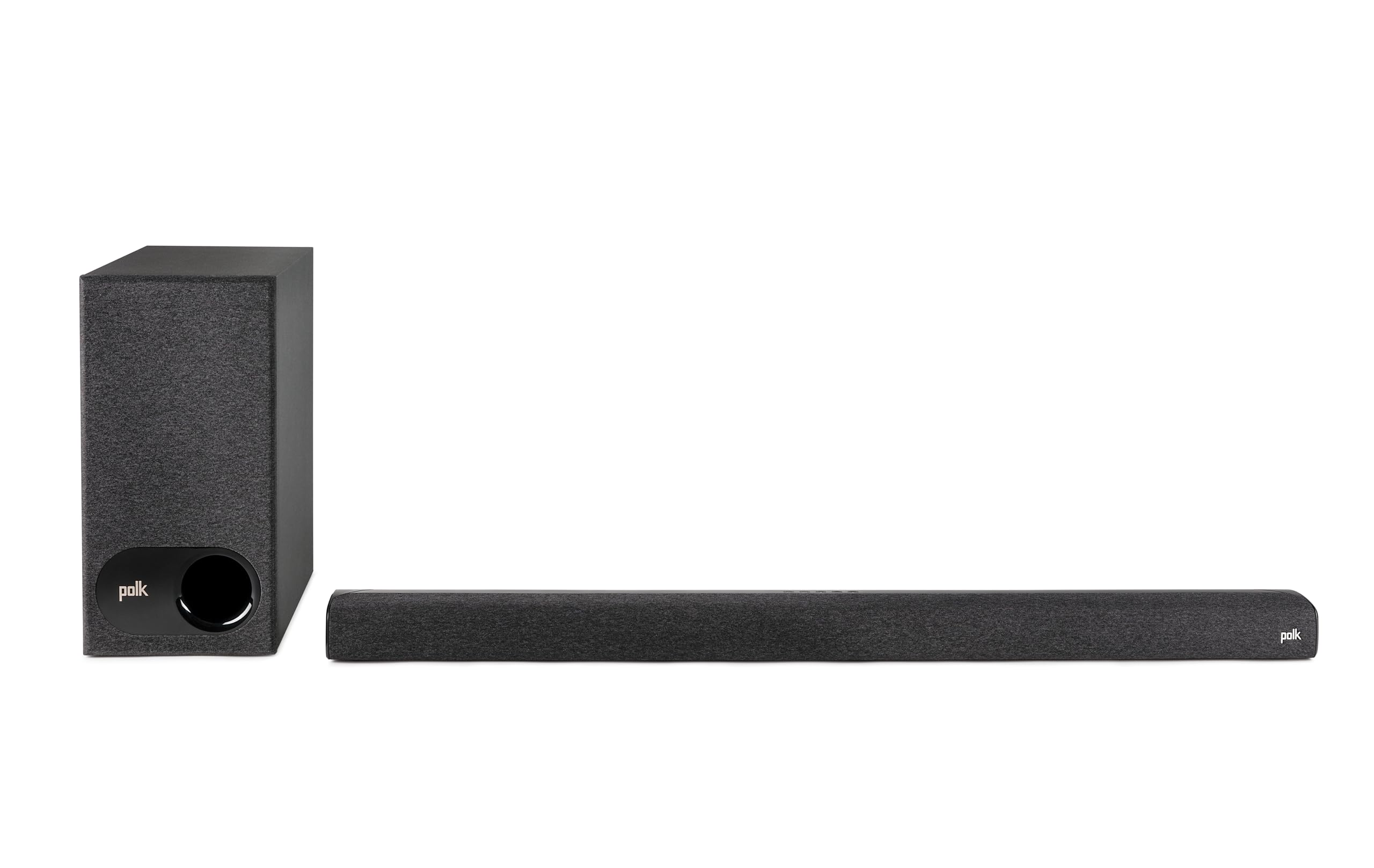 Polk Audio Signa S3 TV Soundbar mit Subwoofer, HDMI ARC, Bluetooth, Google Chromecast, Soundbar TV mit 5.1 Dolby Digital Decoding, AUX, optischer Eingang, Schwarz