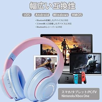 Amazon.co.jp: Bluetooth ヘッドホン ワイヤレスヘッドホン 密閉