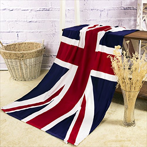 Large British Beach Towel Soft Microfiber Union Jack Pattern Bath Towels Holiday Spa Towel Quick Dry Sauna Towels Highly Absorbent Swimming Pool Body Wrap Unisex Light Travel Blanket Pillow Towel - Image 4