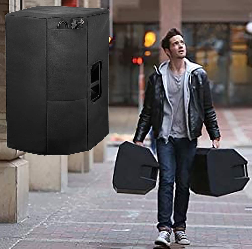 Electro-Voice - Custodia imbottita per altoparlanti ZLX-15 e ZLX-12, per altoparlanti subwoofer, audio elettronico, antipolvere, in tessuto Oxford resistente (copertura ZLX-15)
