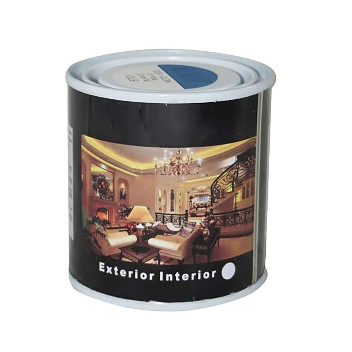 H HANSEL HOME Pintura Esmalte al Disolvente para Madera y Metal, Pintura Alquidica de Rápido Secado para Superfícies Interiores y Exteriores(Negro Satinado, 125 ML) — view 24