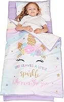 Vista 11 de Colchoneta de siesta extra grande para niños pequeños de Cokouchyi, saco de dormir para niños pequeños con almohada extraíble, medidas 53 x 21 x 1.5