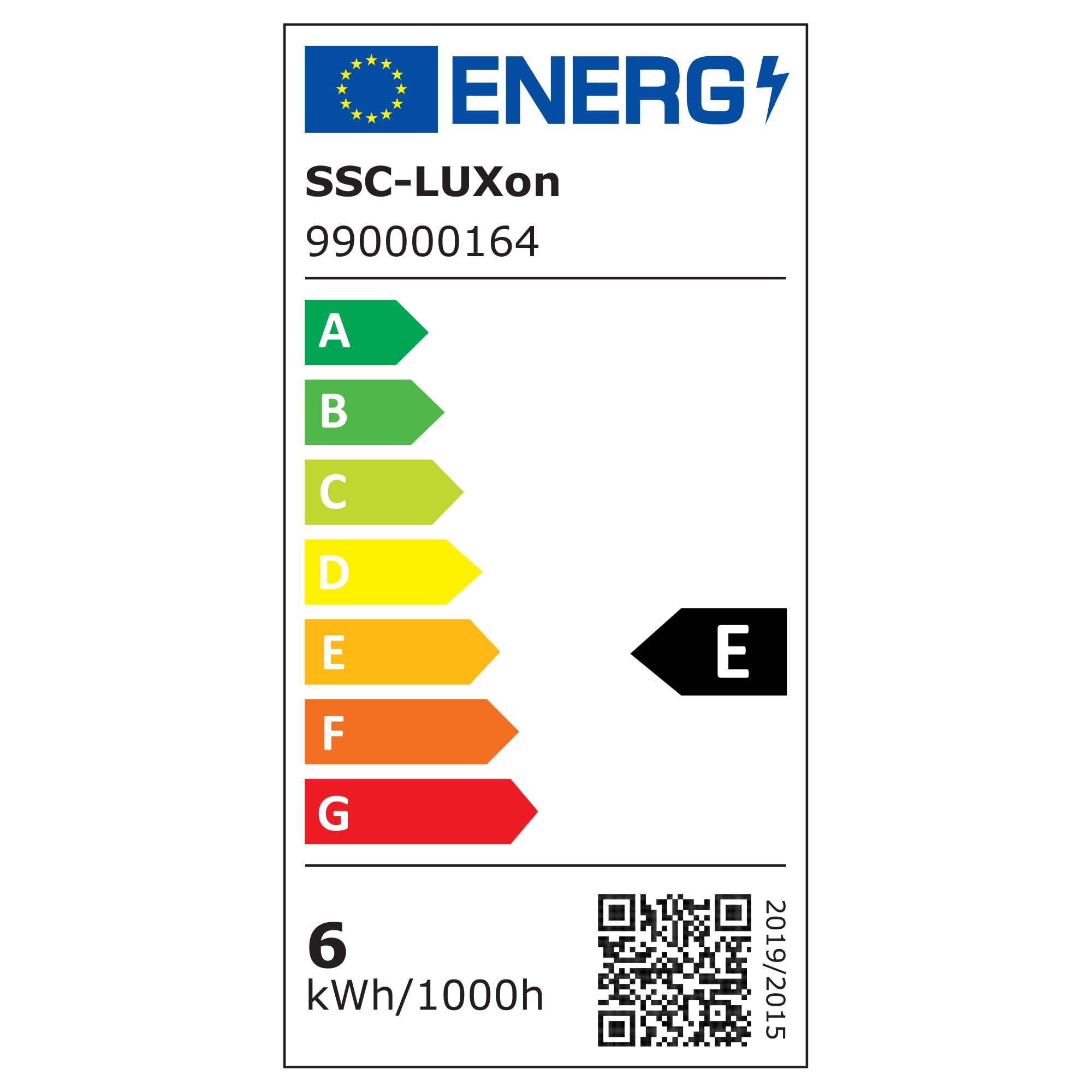 SSC-LUXon 6x ORVIA Einbaustrahler Schwenkbar IP65 - inkl. LumiFLEX dimmbar 6W Birne 3 Lichtfarben warm neutral kalt - Deckenspot für Feuchträume
