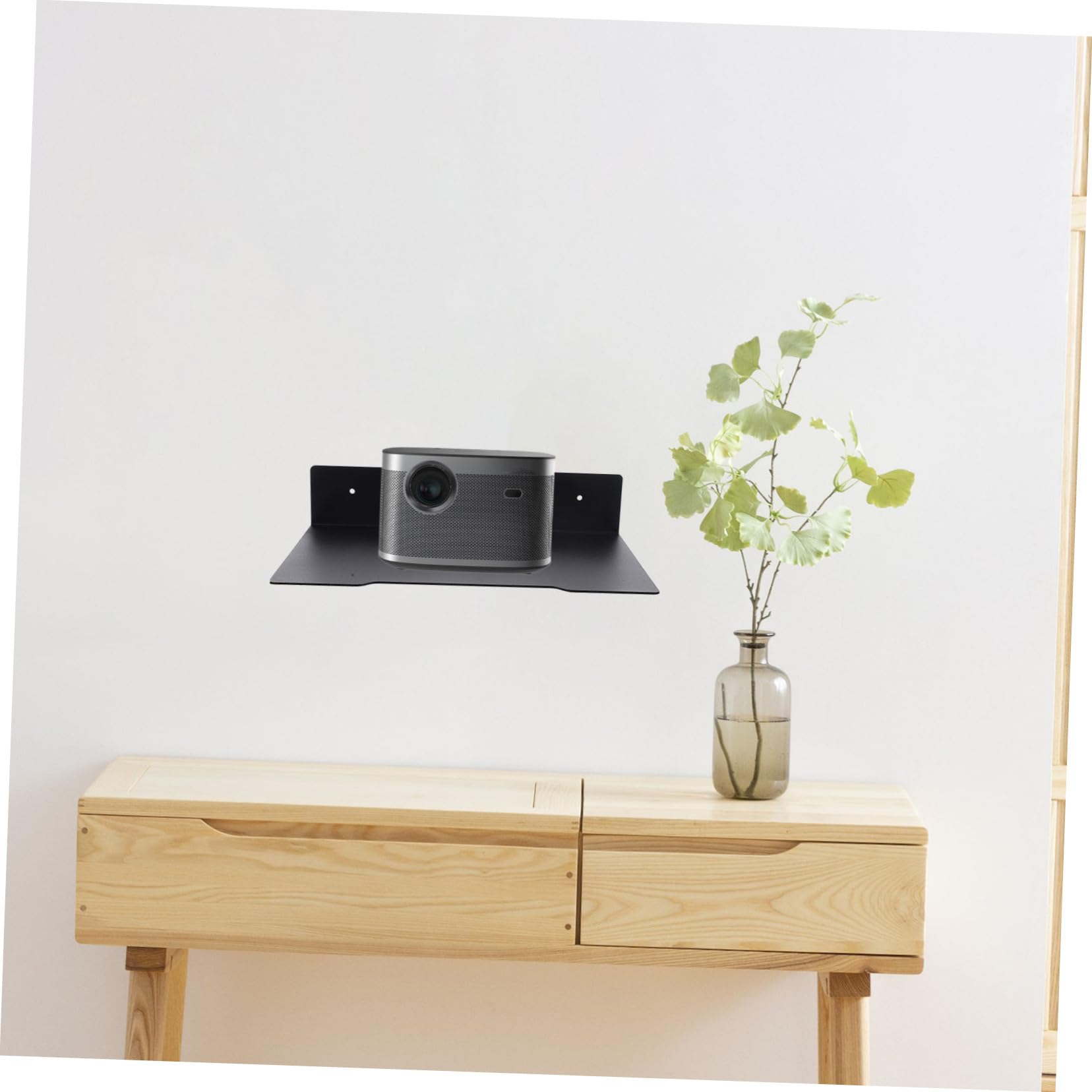 Angoily Supporto per Telecamera Montato a Parete, Staffa in Acciaio al Carbonio Nero, Robusta e Multiuso, Wall Holder per Casa e Sorveglianza