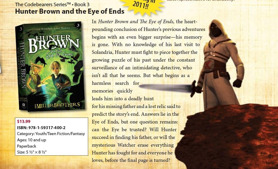 Hunter Brown and the Eye of Ends (Codebearers #3) - Image 2