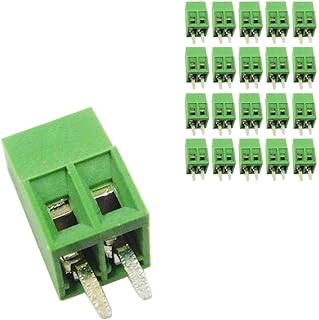 Sponsored Ad - DBParts 20pcs 2-Pin (2 Pole) Plug-in Screw Terminal Block Connector 2.54mm Pitch Panel PCB Mount DIY