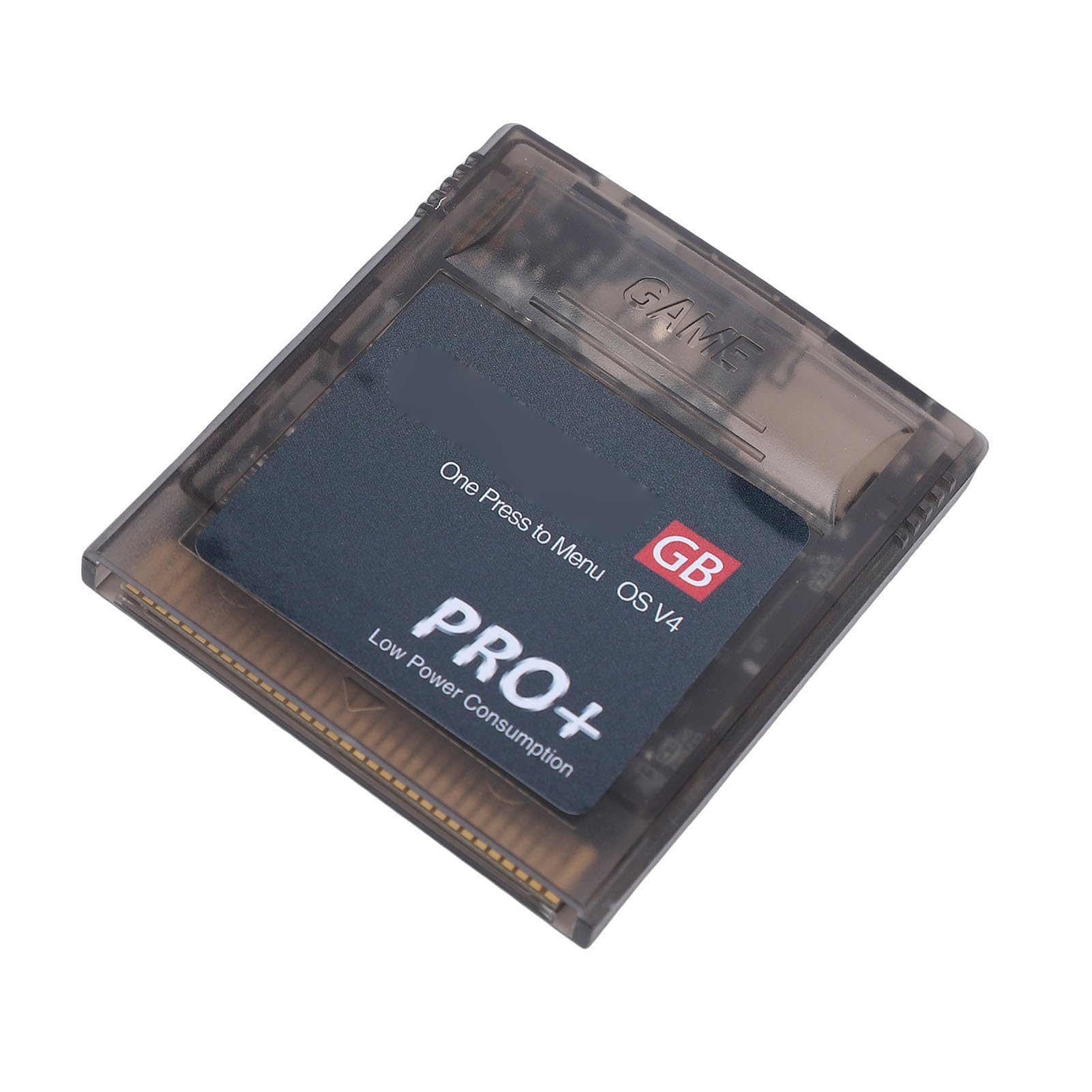Dpofirs Gioco, Gioco Multifunzionale con Memoria 4G da 64 Mbit con Trasferimento File USB e Tecnologia di Risparmio Energetico, per Gameboy Gameboy Color Advance Advance (Grigio Trasparente)