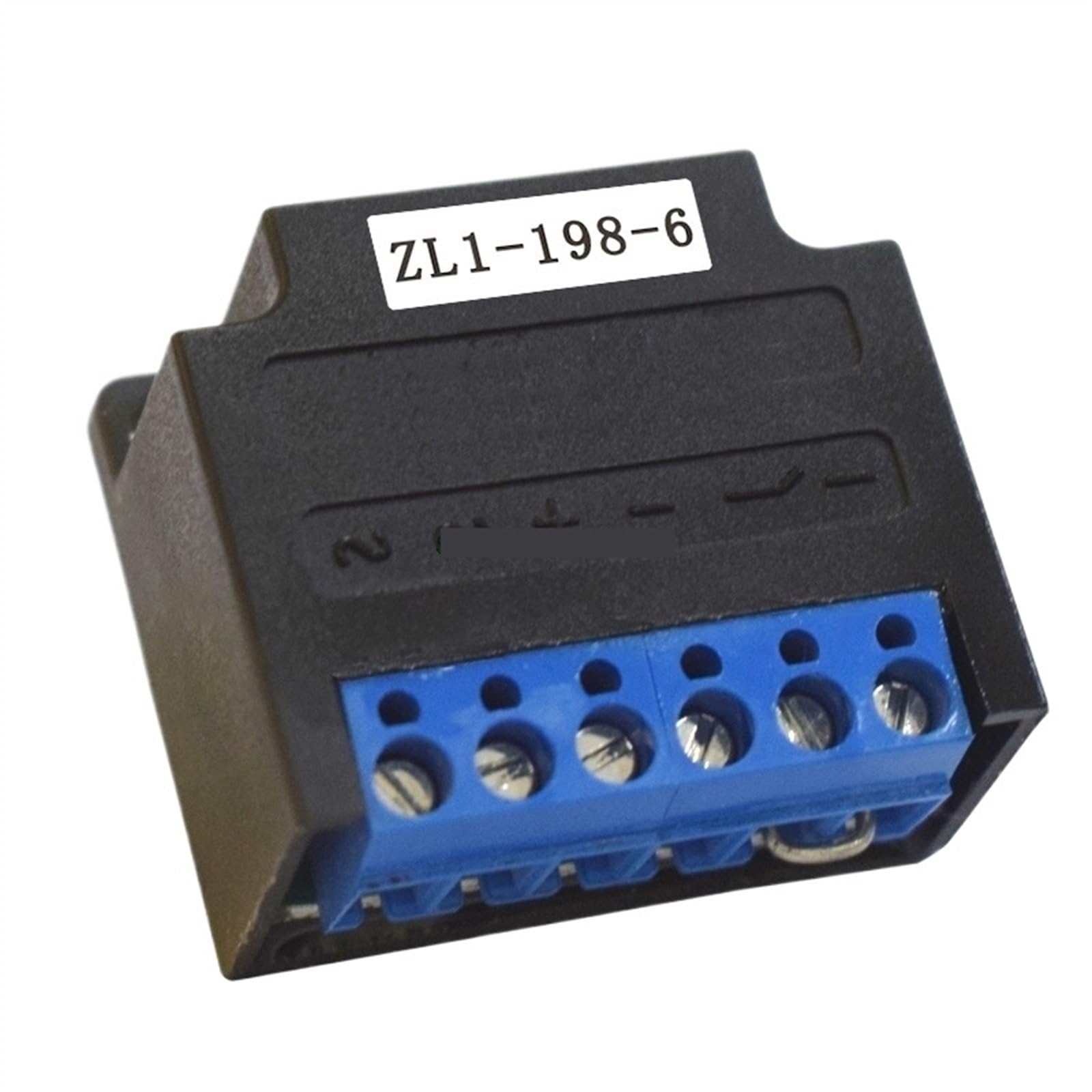 1 x Bandlückengleichrichter mit 6 Klemmen, Power-Brems-Gleichrichter, ZL1-198-6, Motor-Haltebrems-Gleichrichter, Netzteil AC220 V