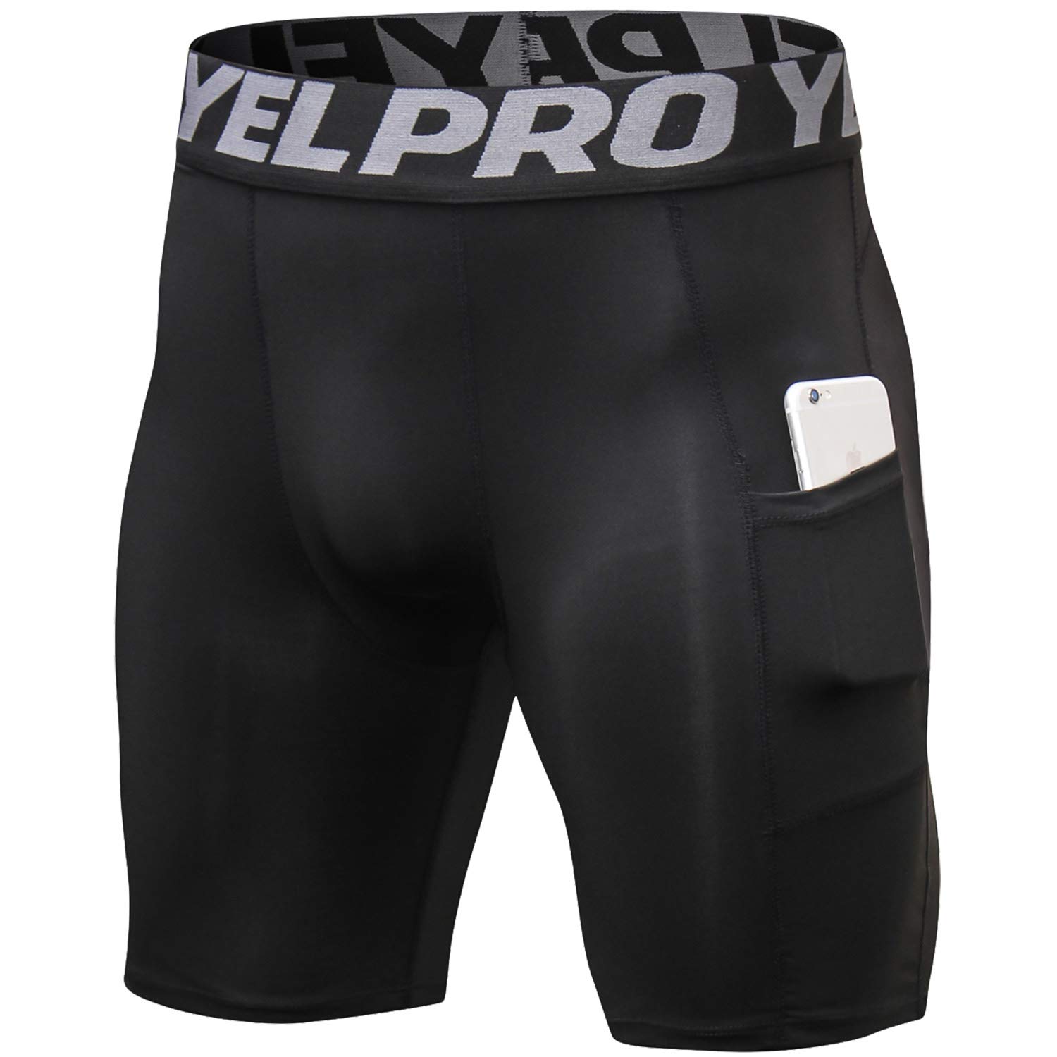 Men's Shorts Quick Dry Athletic Shorts with Pockets Running Workout Elastic Waistband Activewear Short