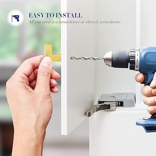 Vista 44 de Ravinte Paquete de 3 pomos cuadrados negros para gabinete, tiradores cuadrados de 2 pulgadas, color negro mate, manijas de gabinete de cocina de un