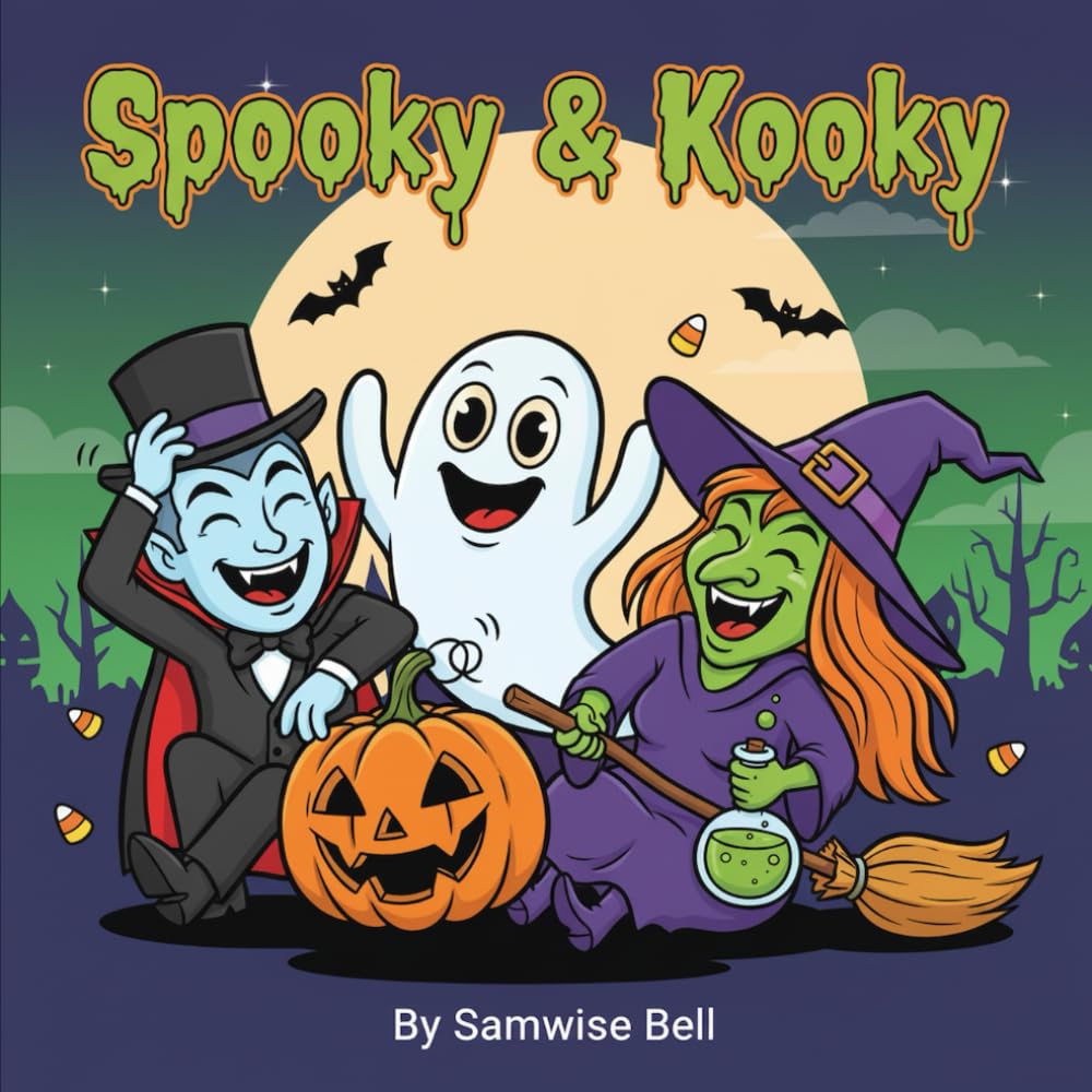 Spooky & Kooky: A Hilarious Halloween Coloring Book for Adults: Charming & Hilarious Illustrations of Awkward Monsters, Silly Ghouls, and Not-So-Scary Coloring Fun