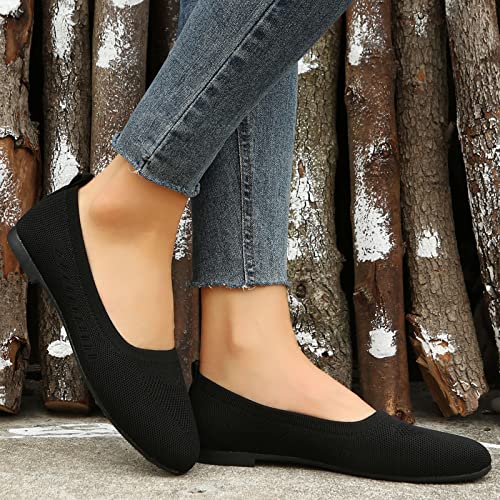 Ladies Fashion Solid Color Breathable Mesh Shallow Mouth Comfortable Flat Casual Shoes Womens Slip4