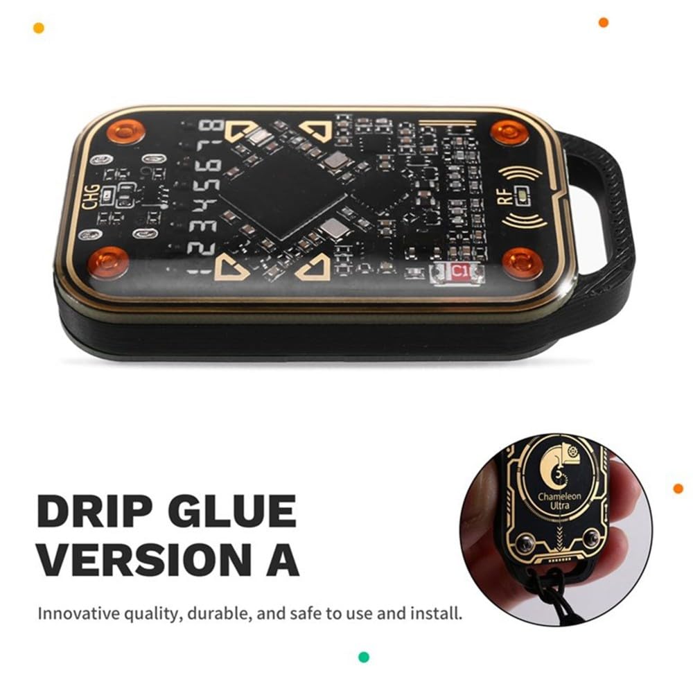 Émulateur de Carte à Puce RFID Chameleon Ultra V3.0, Lecteur/Graveur NFC 125 KHz 13,56 MHz, Copieur D'Étiquettes IC D'Identification + Porte-Clés/Carte CUID 4XUID