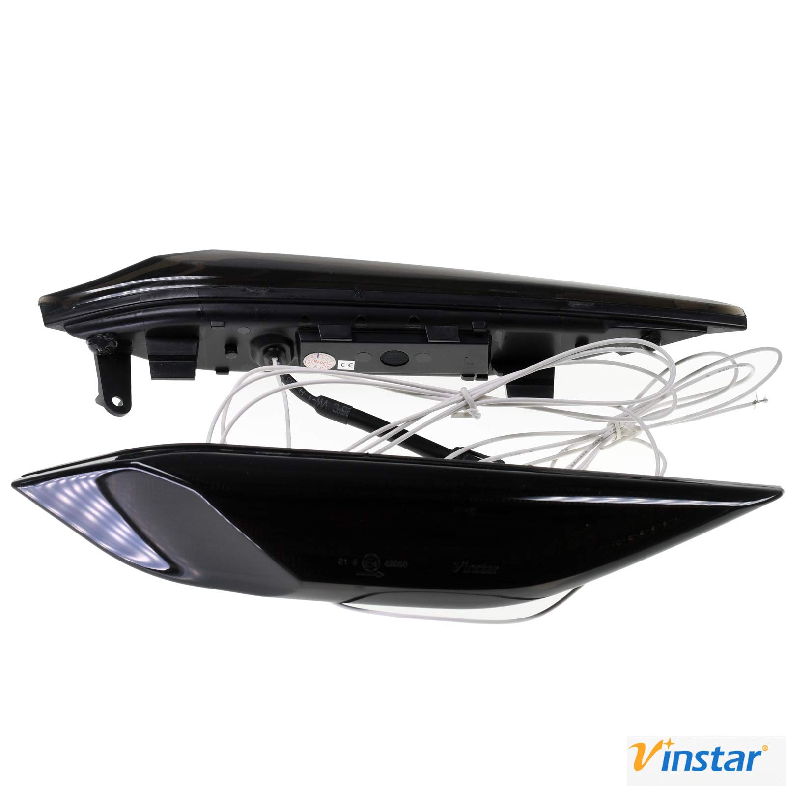 VINSTAR 2X Seiten Blinker Smoke getönte LED passend kompatibel mit Porsche Cayenne 92A 2010-2014