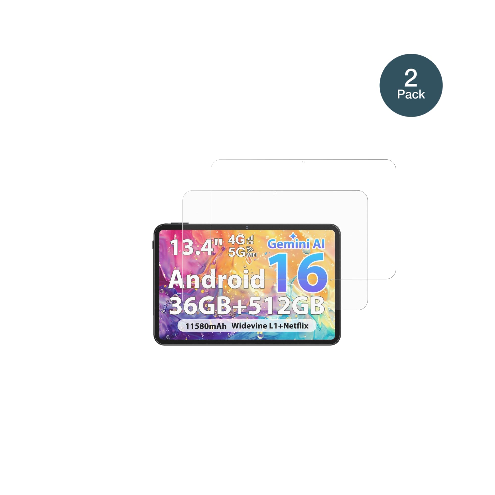 dipos 2x Pellicola Protettiva 9H opaca per WOREGOO M328 | Antiriflesso, non si rompe e non si scheggia, non è vero vetro, Anti-Shock, antigraffio, senza bolle, autoadesiva