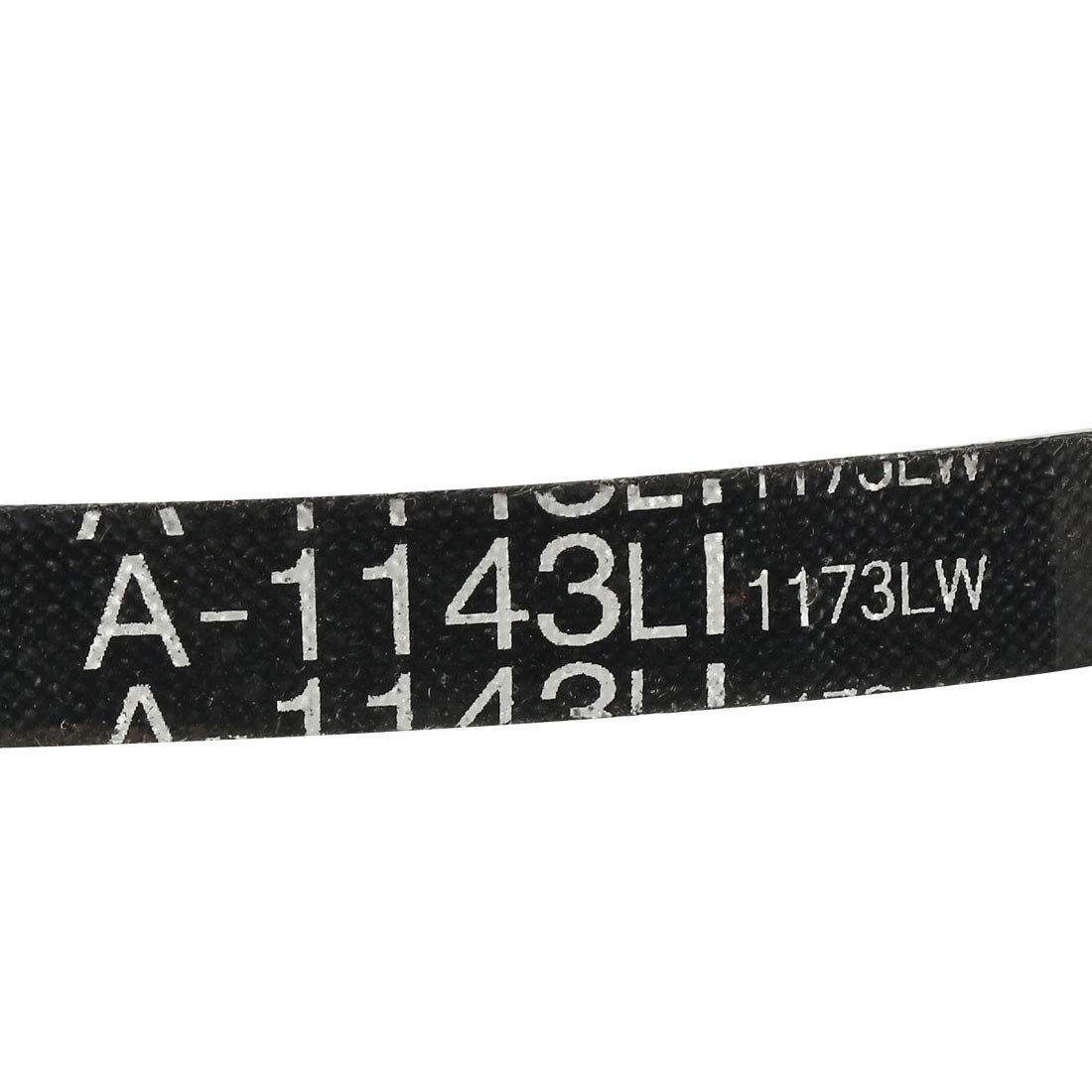sourcing map A-1143/A45 Correa trapezoidal V de accionamiento 45 pulgadas circunferencia interior Caucho Potencia Industrial