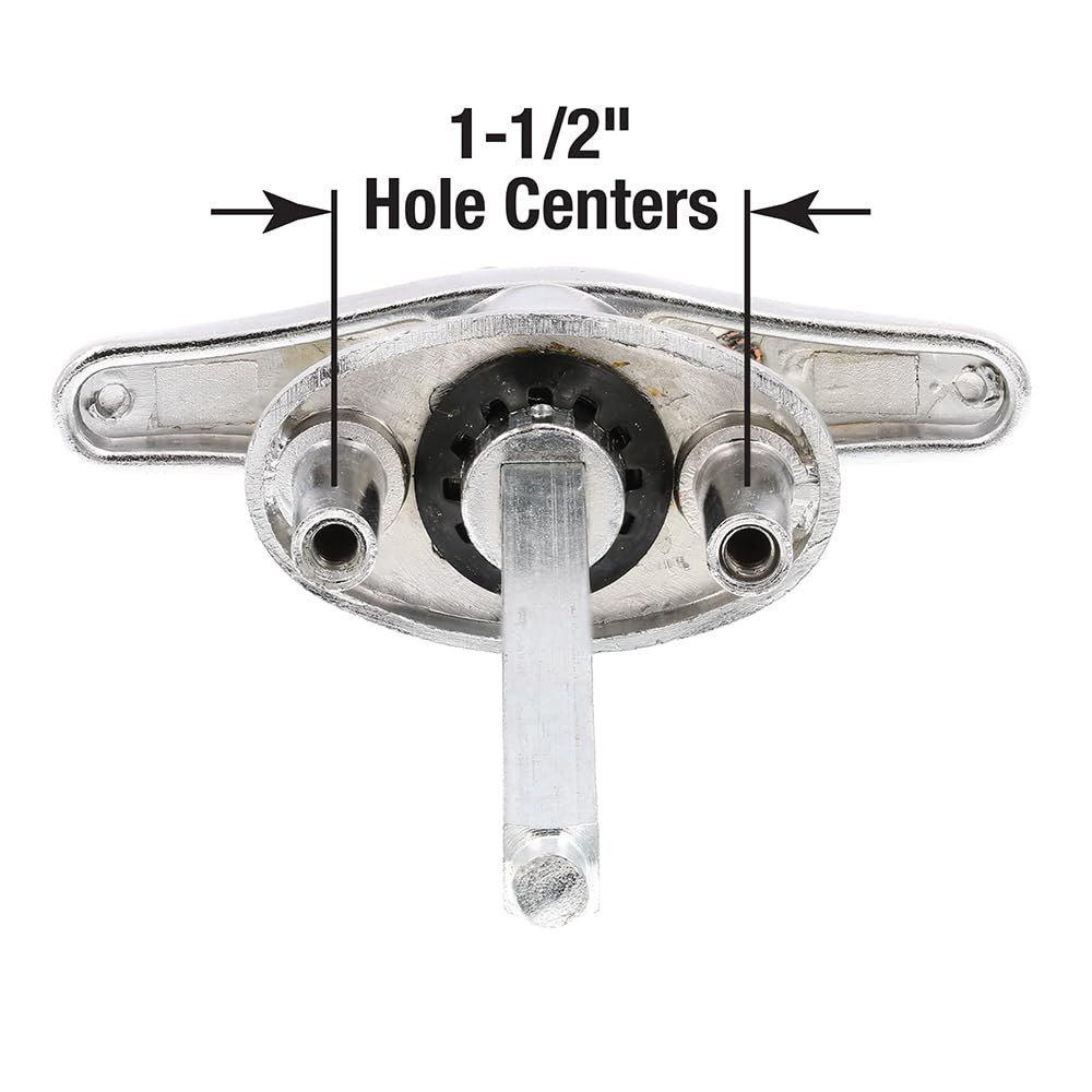 ( ´Д`)y━・~~ Prime-Line GD 52123 Door Handle Lock, Keyed, Diecast Zinc, Chrome