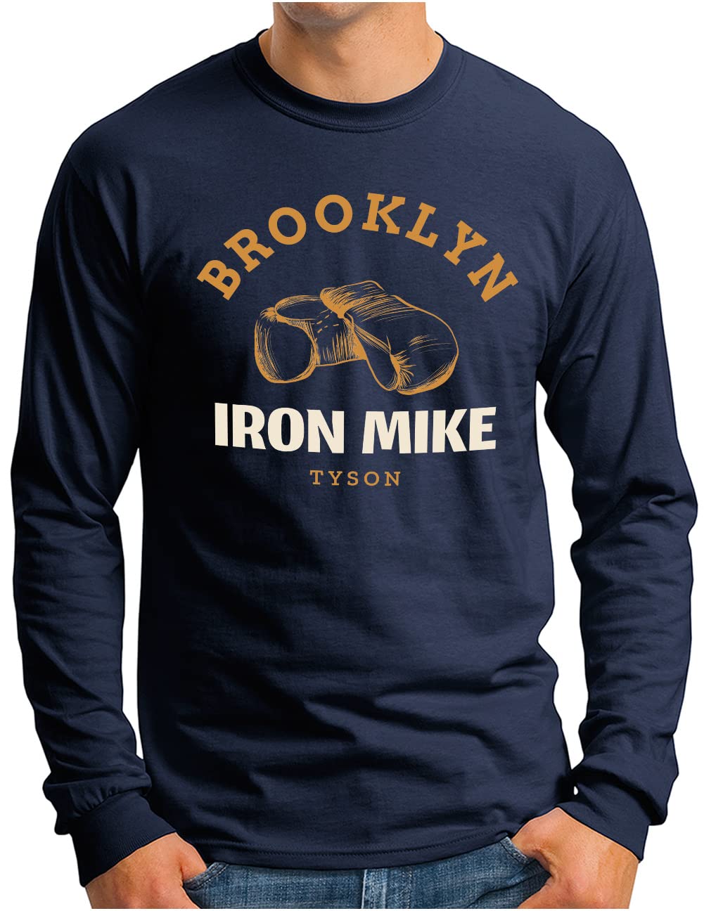 OM3® Brooklyn New York Long Sleeve Shirt | Men | Iron Mike Tyson Boxing Gym | S - 4XL