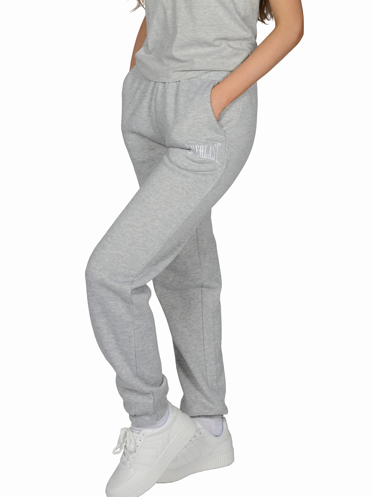 Everlast Womens Womens Comfy Sweat Jogger Sweatpants for Running Yoga Gym WorkoutSweatpants