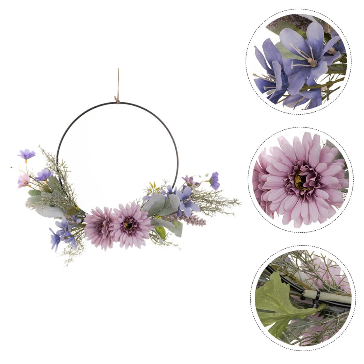 STOBAZA 3stücke Kreativer Türkranz Aus Künstlichen Blumen Für Hochzeiten Und Festlichkeiten Detailreich Und Realistisch Für Eingänge Und Wohnräume Dekorativ