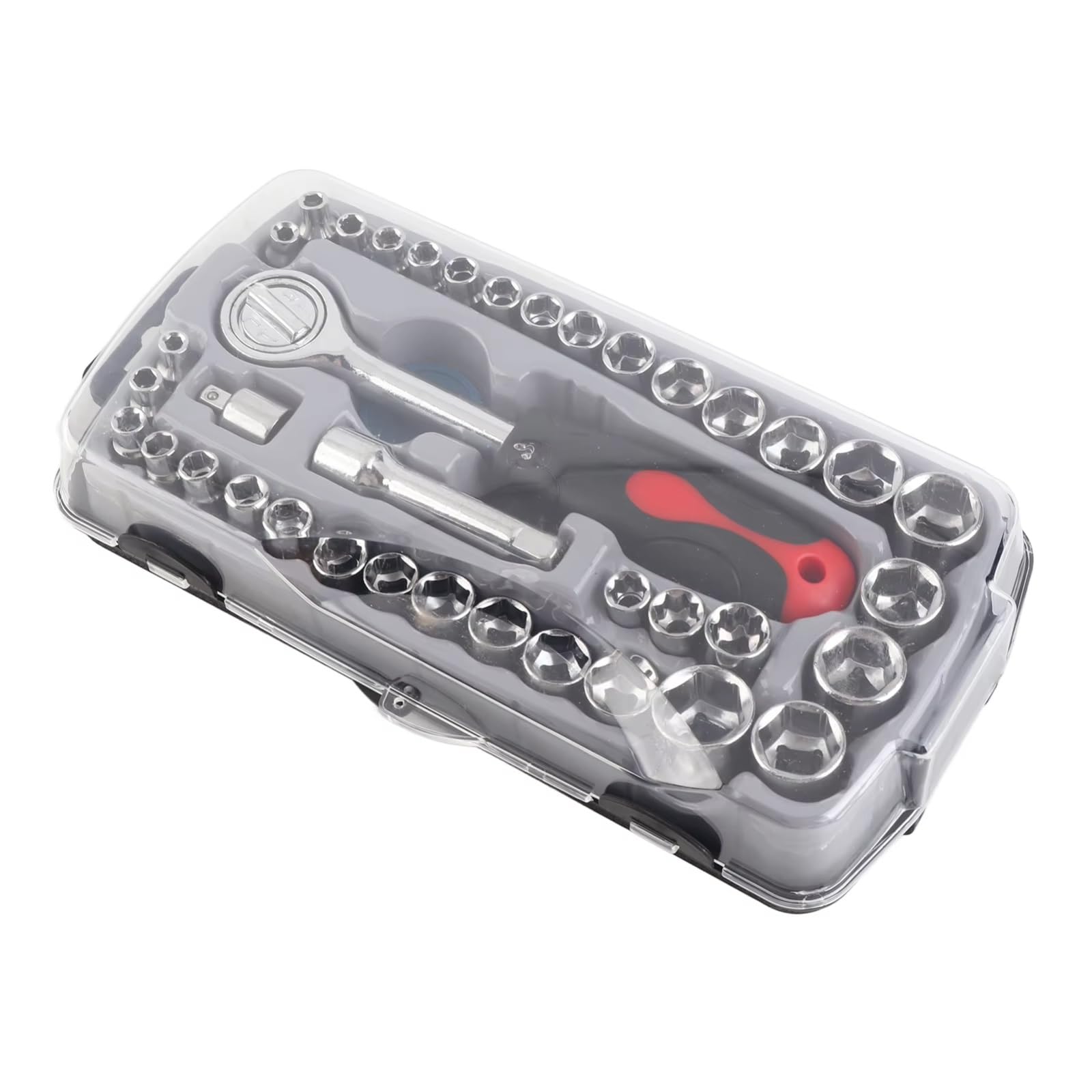 Maletín herramientas multiusos Juego 40 Uds Enchufes Juego Herramientas Reparación Automóviles Herramientas Hardware Para El Hogar Llave Trinquete Enchufe Hexagonal, Herramientas Mano