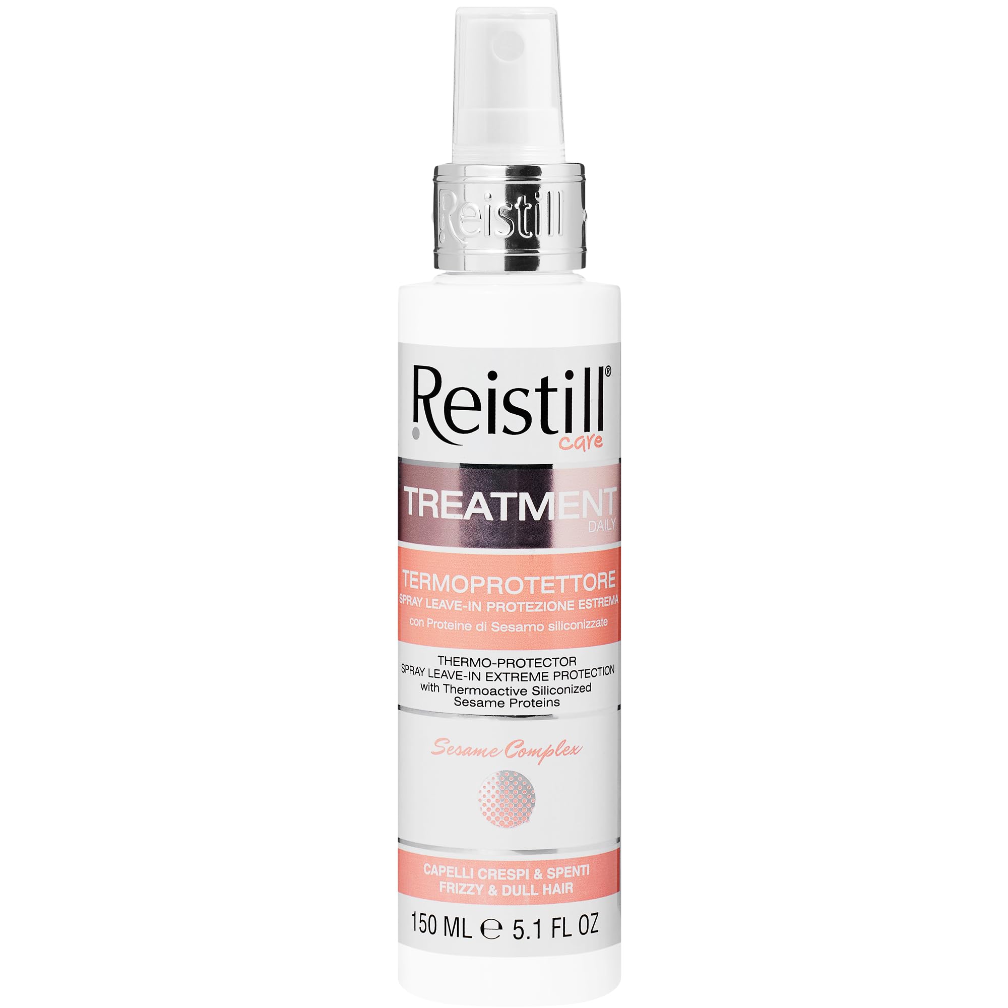 Spray Termoprotettore Capelli Leave-In, Protegge Dal Calore, Ammorbidisce e Nutre, per Tutti i Tipi Di Capelli, con Proteine Di Sesamo 150 ml