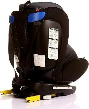 Baby Plus Orbitfix V2 Every Stage Car Seat - 360 Spin Child Seat with Isofix & Top Tether | Rotating Infant Baby Toddler Booster Seat Solution | 0-36kg / Birth to 12 Yrs (Black Grey)
