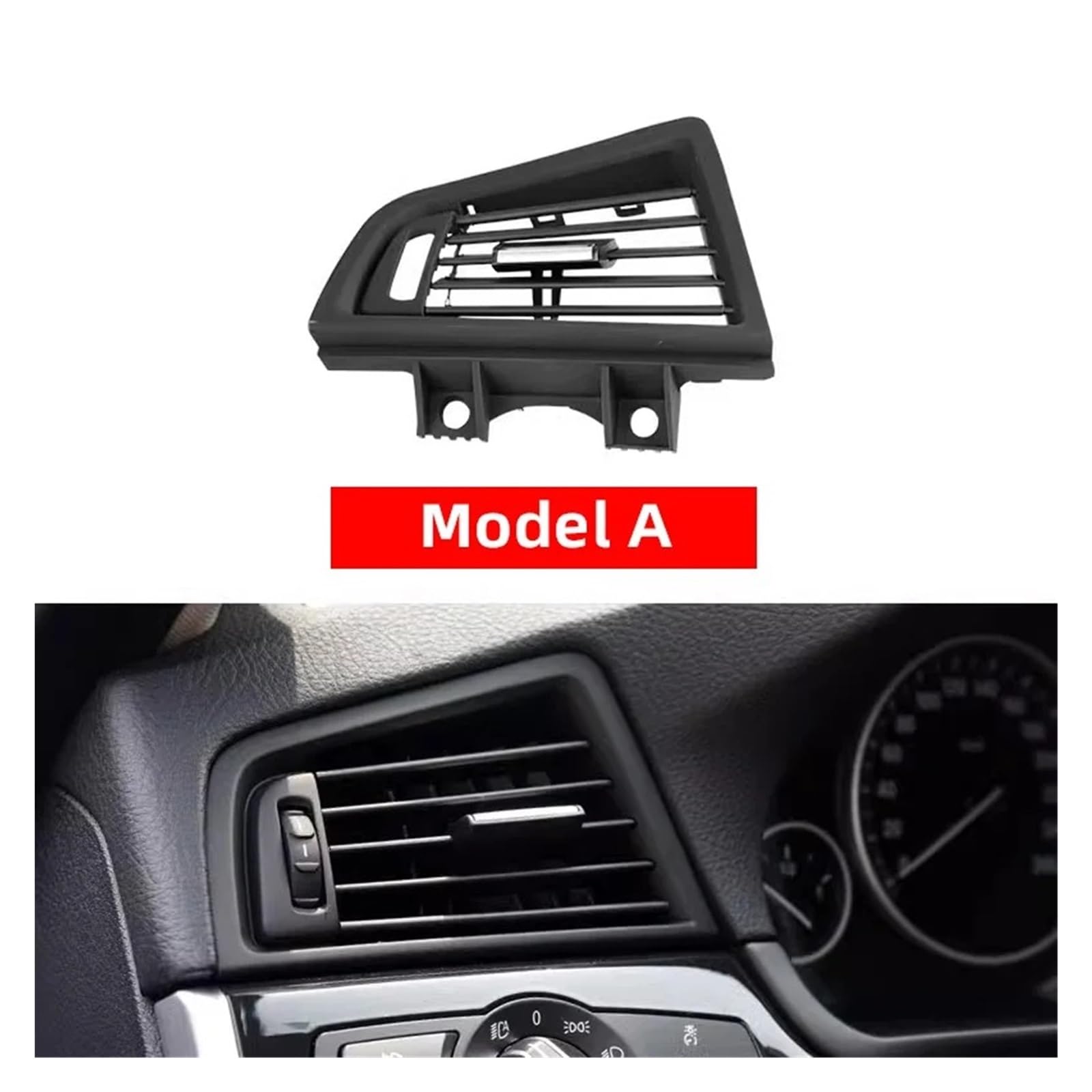 Griglia Aria Anteriore Per BMW Serie 5 F10 F11 F18 520 523 525 LHD Griglia Aria Condizionata Centrale Sinistra 64229166883 Bocchette Aria Condizionata(Model A)