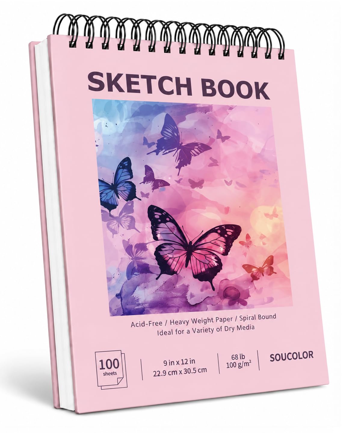 Soucolor Sketchbook - 100 Sheets for Artists -21