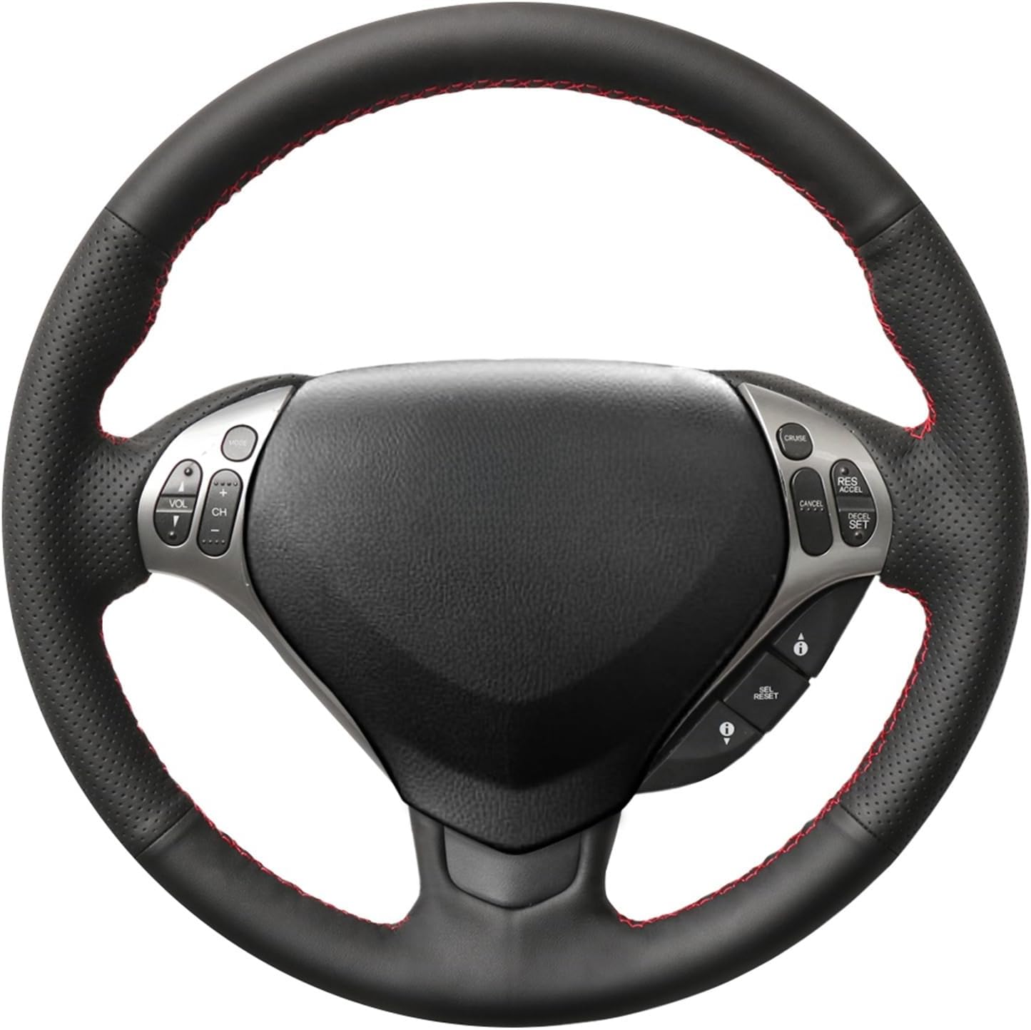 MEWANT Leather Steering Wheel Cover for Acura TL 2007 / TL Type-s 2007