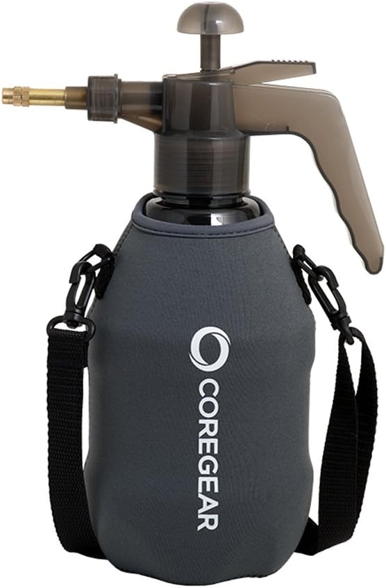 (Ultra Cool™ XLS) USA Misters 1.5 Liter Mister & Sprayer Personal Water Pump with Full Neoprene Jacket and Built-in Carrying Strap Teal