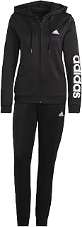 adidas W Lin Ft Ts Women's Tracksuit S black / white
