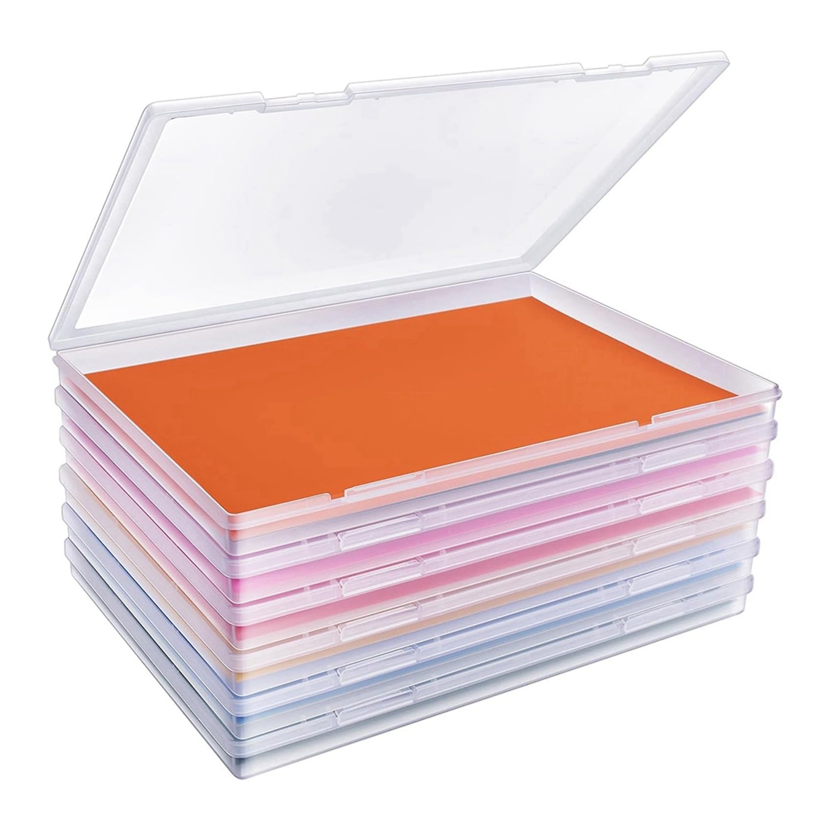 Caja de fotos transparente