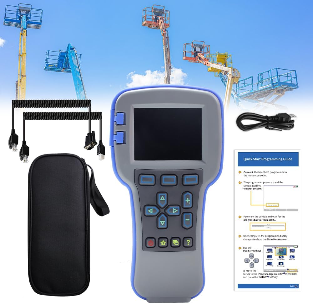 1313-4331 Handheld Programmer, 1313 OEM Level Handset Controller Programmer Universal Diagnostic & Programming Tool Compatible with 1313-4431, 1313-4401 for Forklifts, Golf Carts, Pallet Jacks, AWP