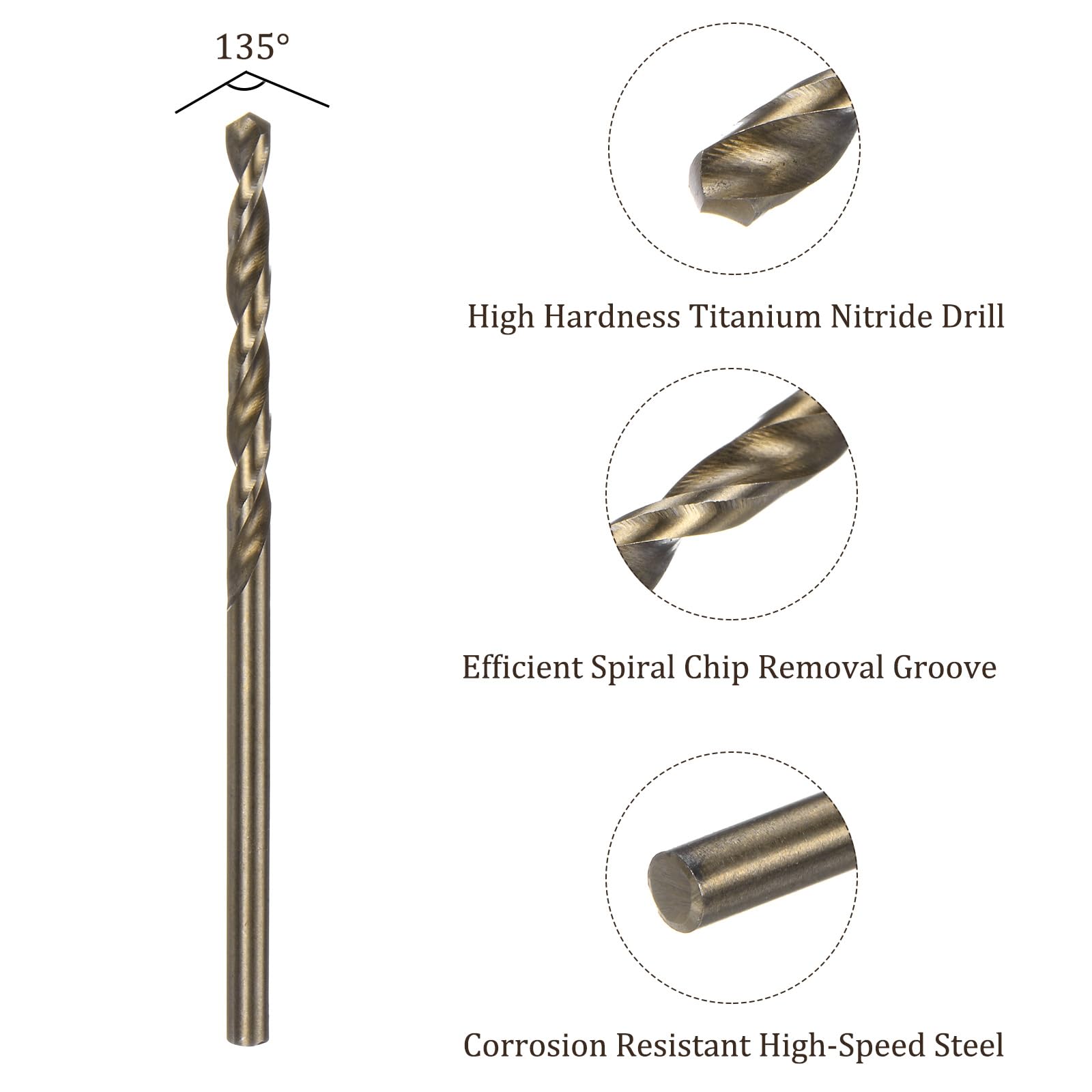 Kozelo 10PCS Twist Drill Bit - Image 2