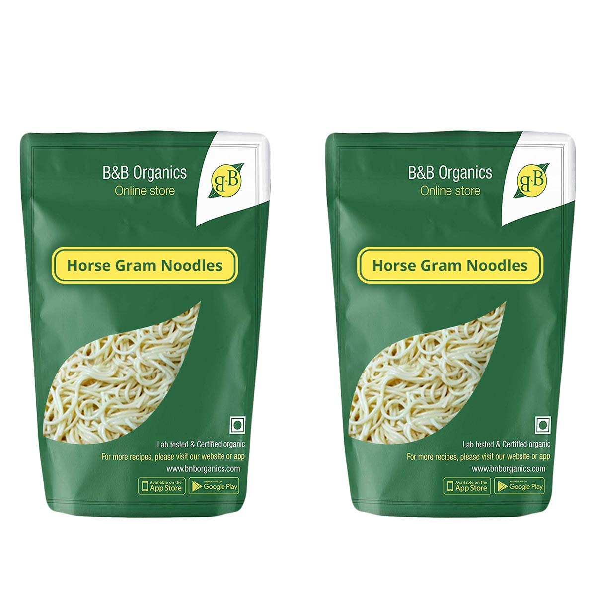 B&B Organics Horsegram Noodles(180g)- Pack of 2 / Kollu Noodles