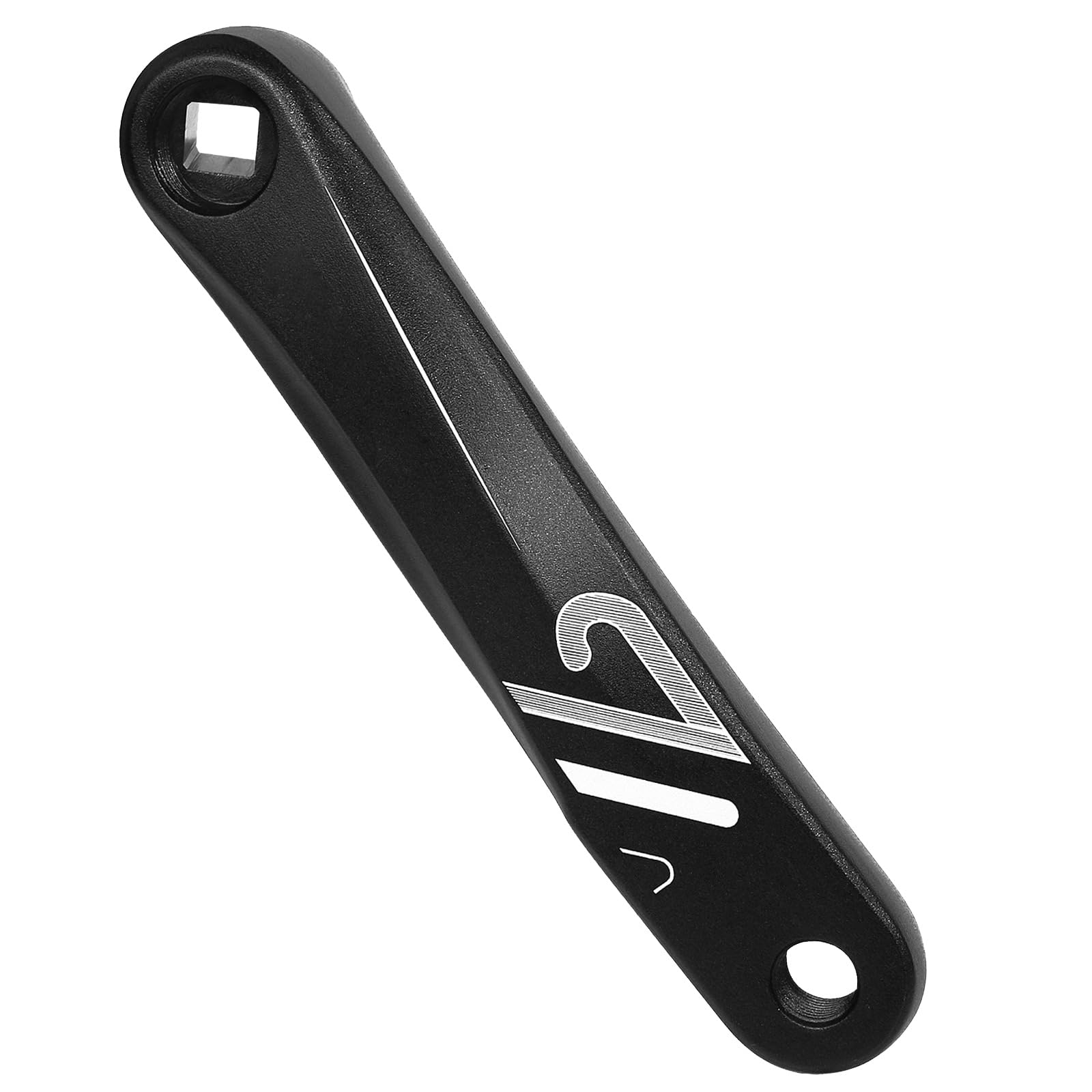 Pedivella sinistra per biciclette, quadrata/rombo/scanalature, manovella per bici elettrica in lega di alluminio, facile da usare