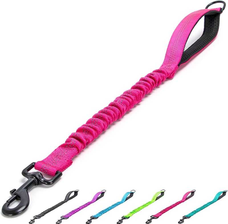 Extensor de Guia para Cães com Bungee, Absorção de Impacto e Faixa Refletiva Mycicy – 53 cm