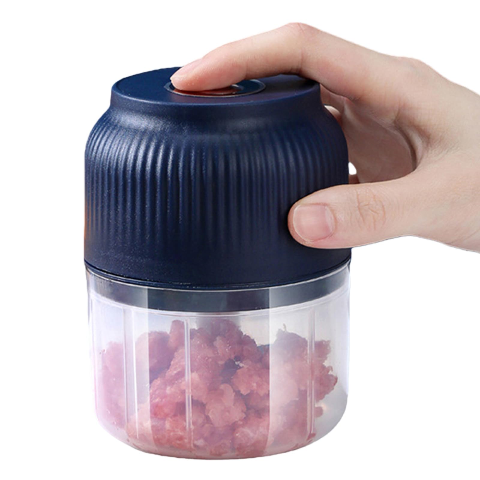 Hachoir à ail électrique sans fil en acier inoxydable, robot portable de précision culinaire