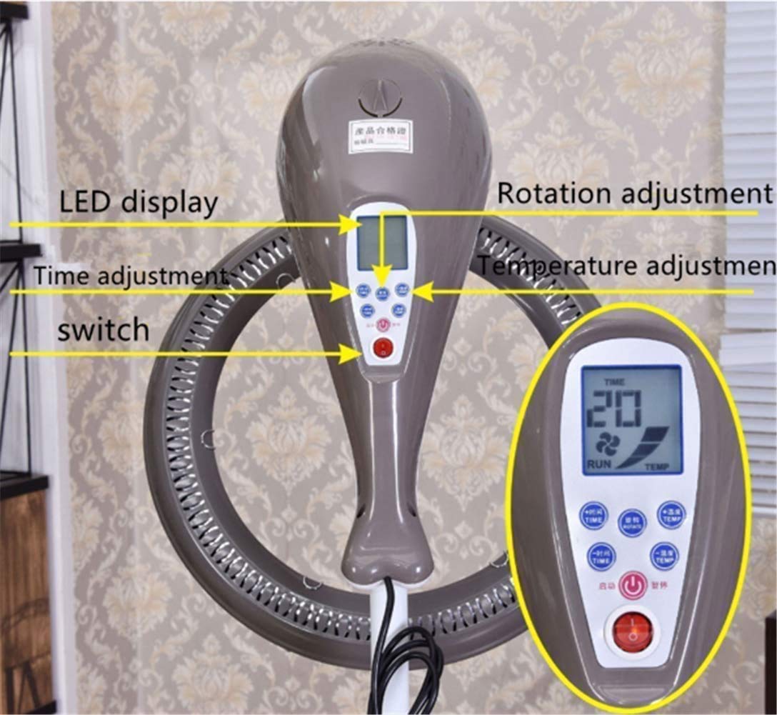 Capucha para Secador De Pelo De Pared Climazone, Capucha para El Cabello De SPA Profesional para Salón con Temporizador Y Ajuste De Temperatura, Color Blanco